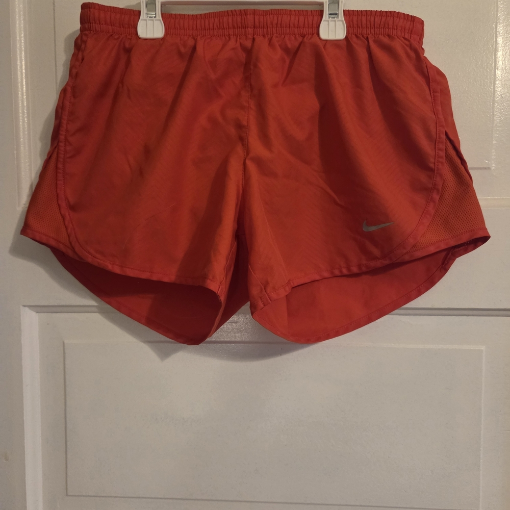 Nike Bright Orange Running Shorts